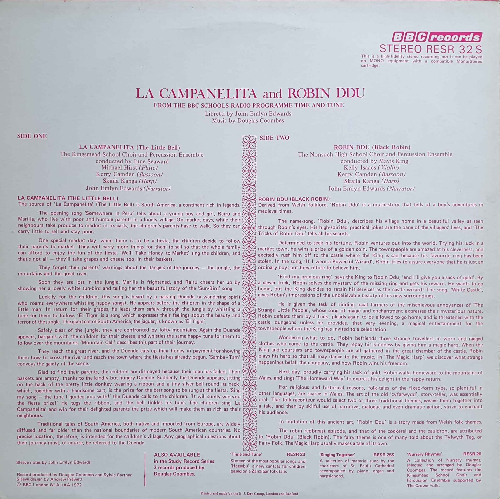 Back cover of RESR 32